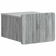 Mobiletto da notte a muro Grigio Sonoma 33 x 34,5 x 24 cm 898267