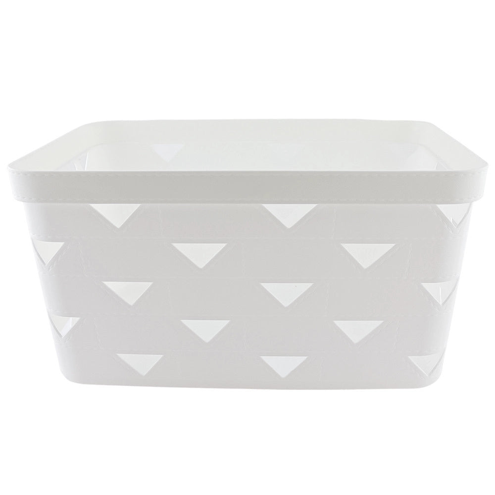 Trade Shop - Cesto Cestino Portatutto Oggetti Organizzatore Rettangolare 34x24.6x17.8cm 10720 -