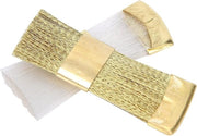 Set di Spazzole per Manicure da 2 Pezzi - Spazzola per Pulire con Filo di Rame - Accessori per Manicure con Filo di Ottone - Spazzola per Lisciare le Unghie