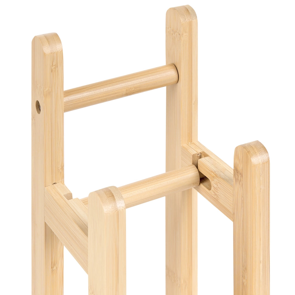 Portarotolo in bambù marrone chiaro stile scandinavo