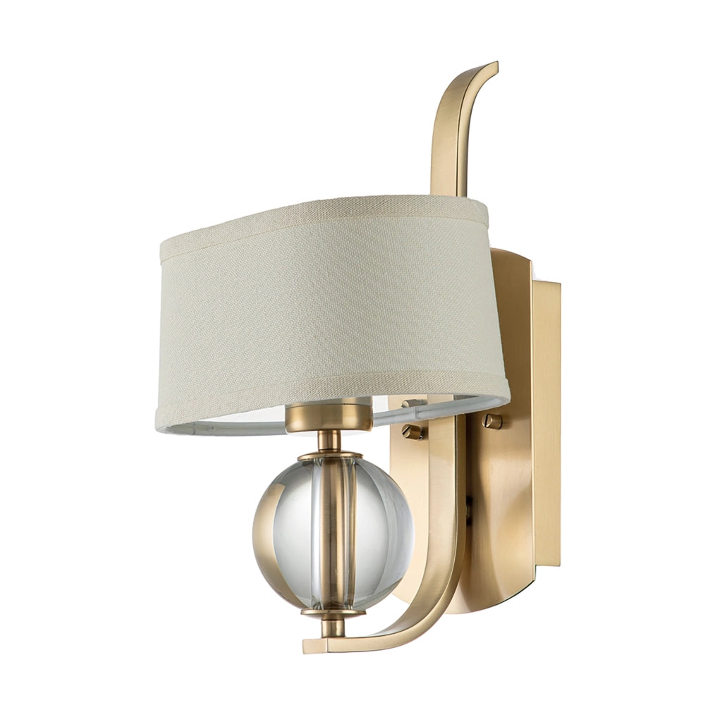 Applique Contemporanea Gotham Metallo Ottone Spazzolato 1 Luce G9 Led 3.5W