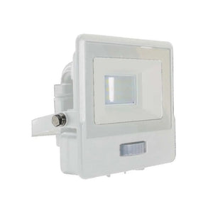 Floodight PIR LED LED da 10 W Samsung Chip White Body 6500K
