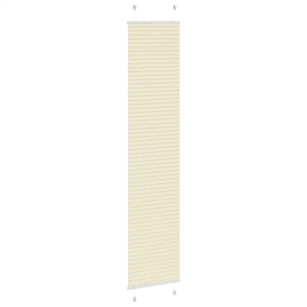 Tenda Plissettata Crema 50x200 cm Larghezza Tessuto 49,4 cm 4015303