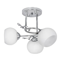 Lampadario a sospensione da soffitto Activejet Classic IRMA in nichel triplo 3xE27 per soggiorno