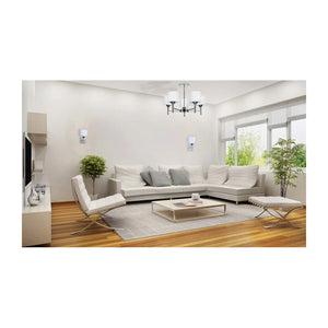 Lampadario a sospensione classico Activejet MIRA Cromato 5xE27 per soggiorno