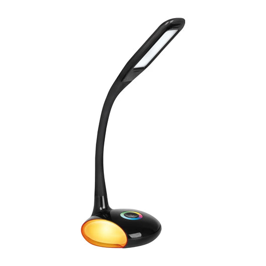 Lampada da scrivania a LED Activejet VENUS NERA con base RGB