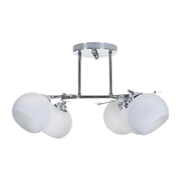Lampadario a sospensione classico Activejet IRMA nickel 5xE27 per soggiorno