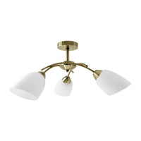Lampadario a sospensione Activejet Classic NIKITA Patina a tre luci 3xE27 per soggiorno