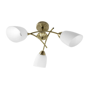 Lampadario a sospensione Activejet Classic NIKITA Patina a tre luci 3xE27 per soggiorno