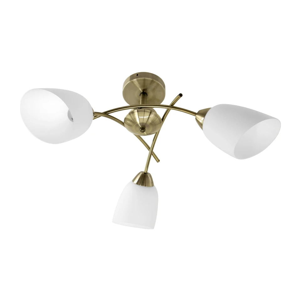 Lampadario a sospensione Activejet Classic NIKITA Patina a tre luci 3xE27 per soggiorno