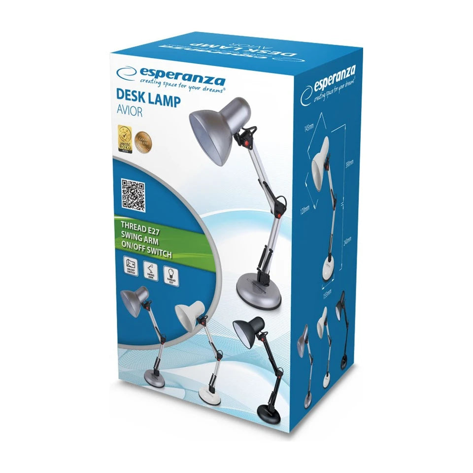 Lampada da scrivania Esperanza ELD112K nera