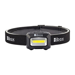 Torcia frontale Libox LB0107 nera a LED