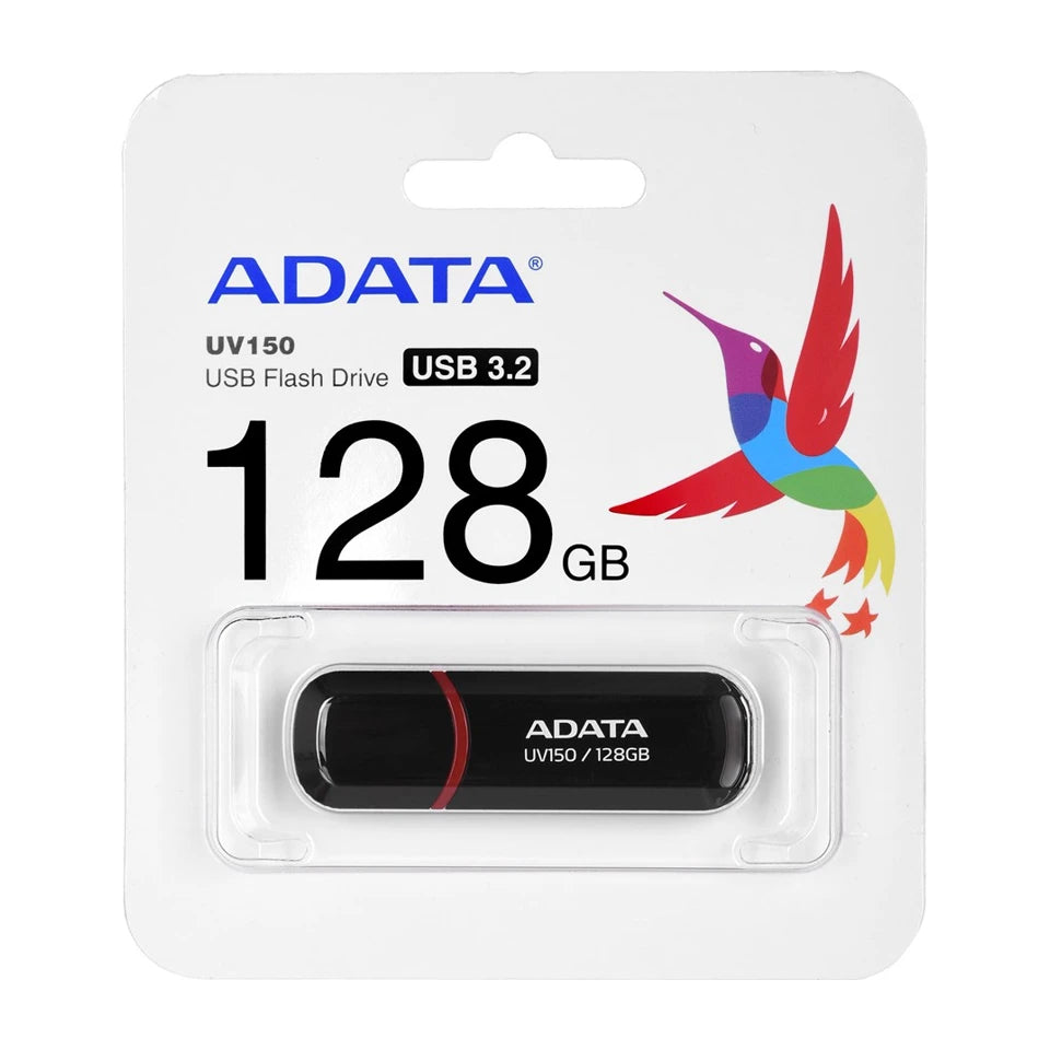 Chiavetta USB ADATA AUV150-128G-RBK da 128 GB USB Tipo-A 3.2 Gen 1 (3.1 Gen 1) Nero