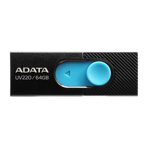 Chiavetta USB ADATA UV220 64 GB USB Tipo-A 2.0 Nero, Blu