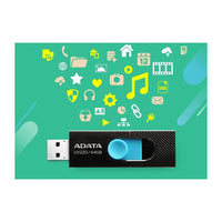 Chiavetta USB ADATA UV220 64 GB USB Tipo-A 2.0 Nero, Blu