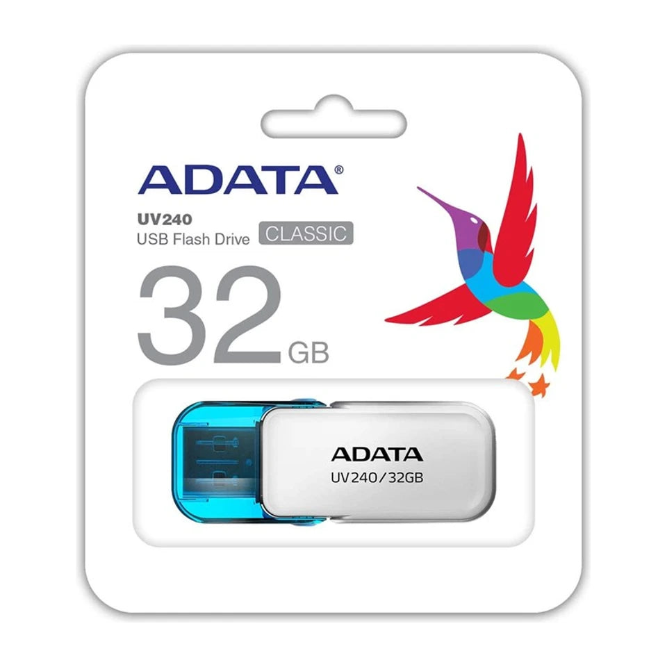 Chiavetta USB ADATA UV240 da 32 GB USB Tipo-A 2.0 Bianca