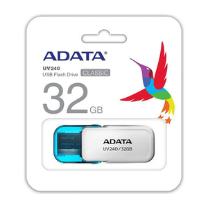 Chiavetta USB ADATA UV240 da 32 GB USB Tipo-A 2.0 Bianca