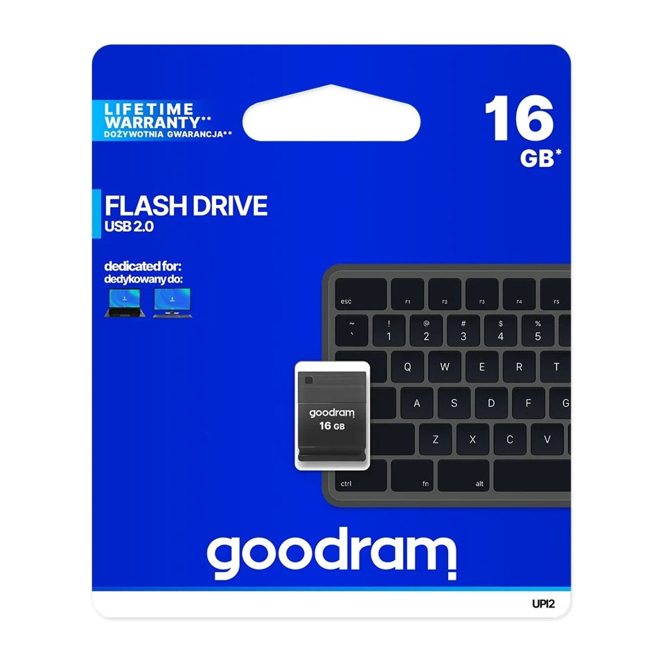 Chiavetta USB Goodram UPI2 da 16 GB USB Tipo-A 2.0 Nero