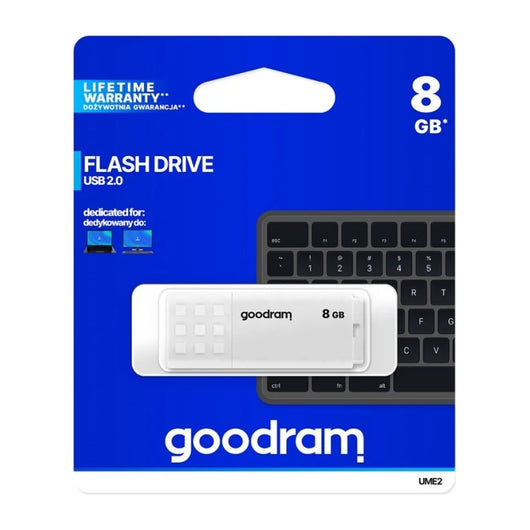 Chiavetta USB Goodram UME2 8 GB USB Tipo-A 2.0 Bianca