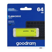 Chiavetta USB Goodram UME2-0640Y0R1 da 64 GB USB Tipo-A 2.0 Gialla