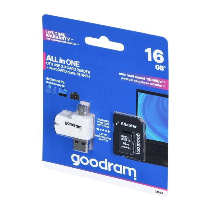Scheda di memoria Goodram M1A4-0160R12 16 GB MicroSDHC Classe 10 UHS-I