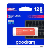Chiavetta USB Goodram UME3-1280O0R11 da 128 GB USB Tipo-A 3.2 Gen 1 (3.1 Gen 1) Arancione
