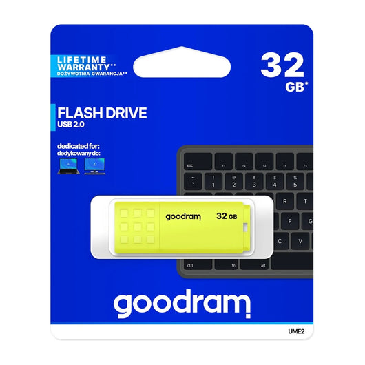 Chiavetta USB Goodram UME2 da 32 GB USB Tipo-A 2.0 Gialla