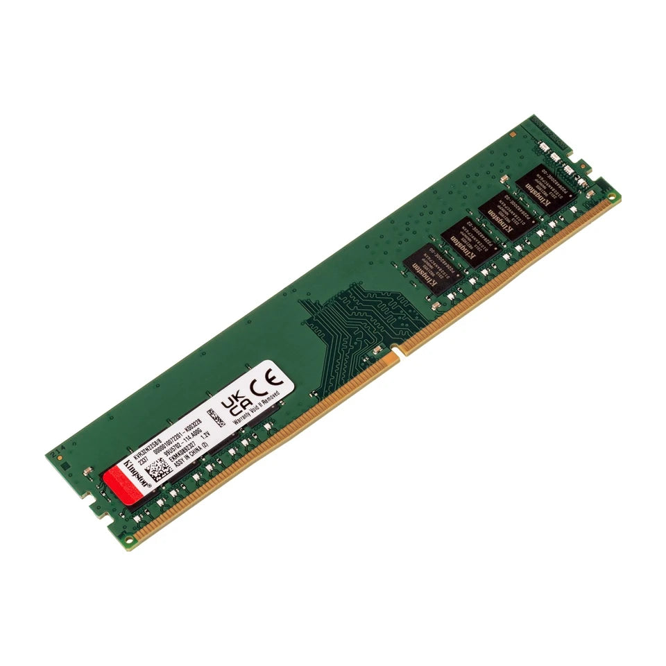 Kingston Technology ValueRAM KVR32N22S8/8 modulo di memoria da 8 GB 1 x 8 GB DDR4 3200 MHz