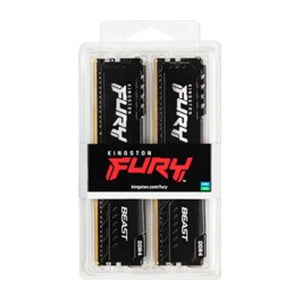 Kingston Technology FURY Beast 16GB 3200MT/s DDR4 CL16 DIMM (Kit di 2) Nero