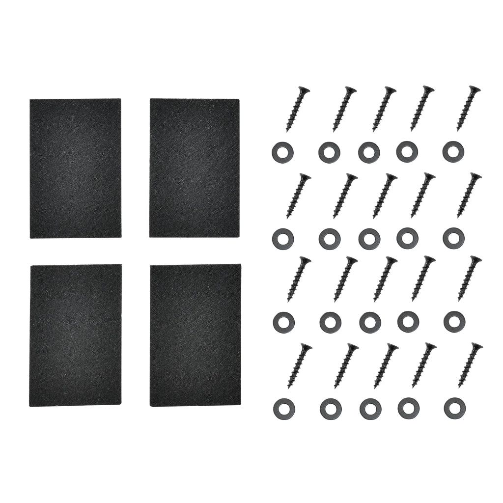 Set di 2 gambe per tavolo da pranzo per mobili in metallo formX 79 cm nero 03_0003657