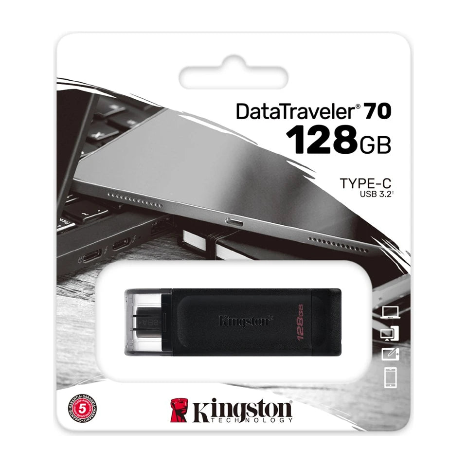 Kingston Technology DataTraveler 128GB USB-C 3.2 Gen 1 70
