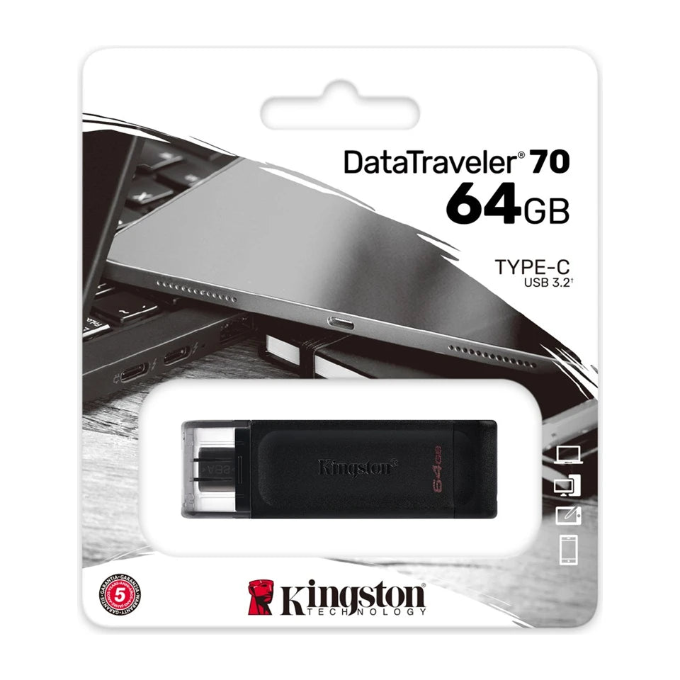 Kingston Technology DataTraveler 64GB USB-C 3.2 Gen 1 70