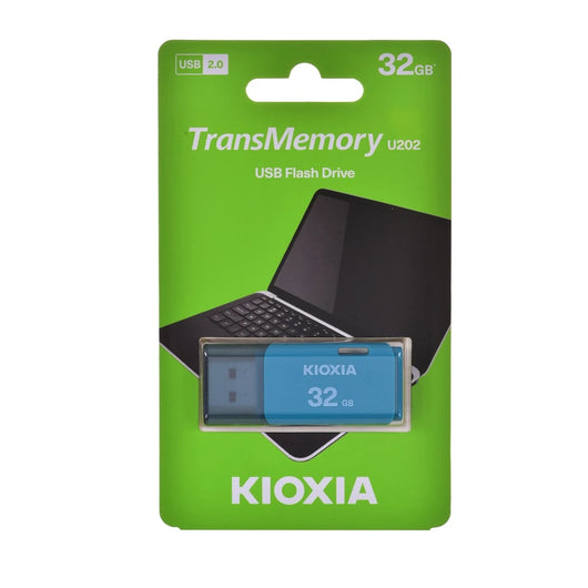 Chiavetta USB Kioxia TransMemory U202 da 32 GB USB Tipo-A 2.0 Blu