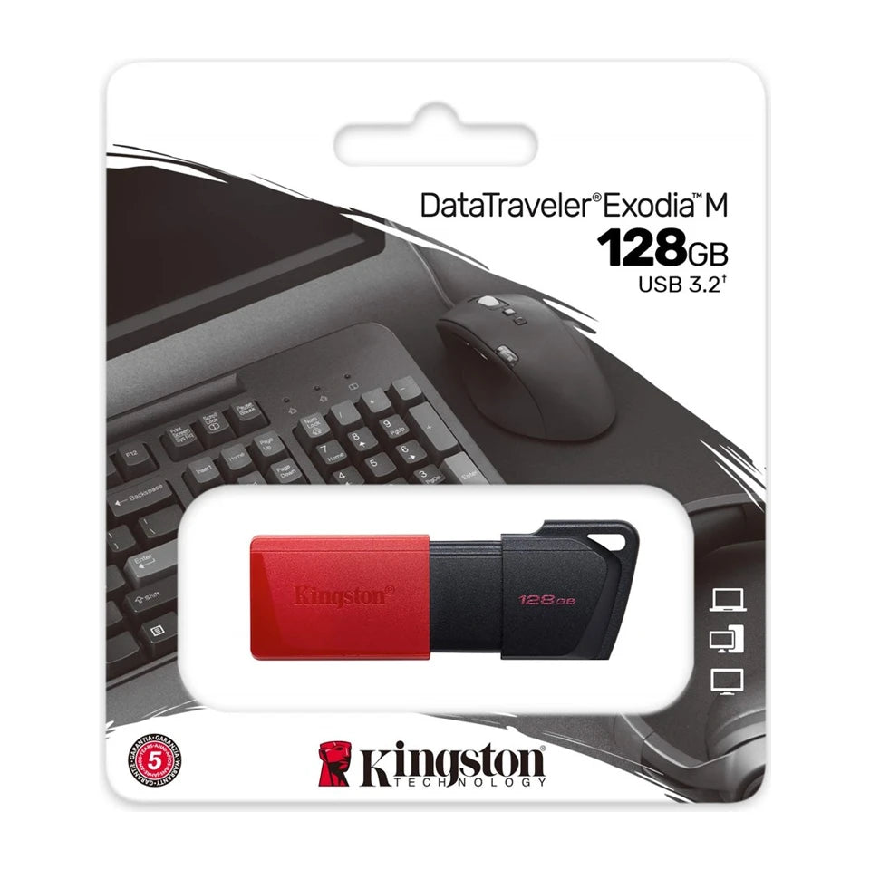 Kingston Exodia 128GB USB 3.2. Rosso