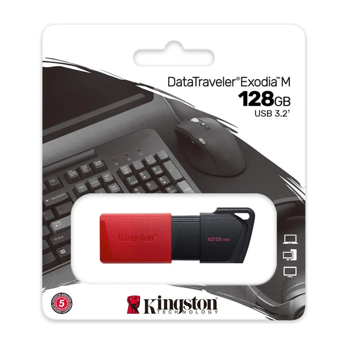 Kingston Exodia 128GB USB 3.2. Rosso
