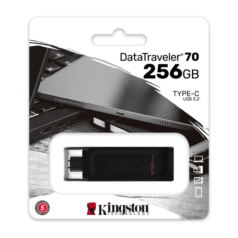 Kingston Technology DataTraveler 256GB USB-C 3.2 Gen 1 70
