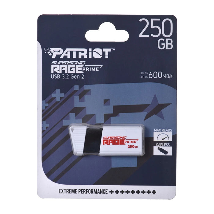 Patriot Rage Prime 600 MB/S 256 GB USB 3.2 8K IOPS