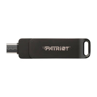 Chiavetta USB PATRIOT Rage R550 128GB 100 MB/S USB A+C Design girevole (PE128GR550DSAD) Nero