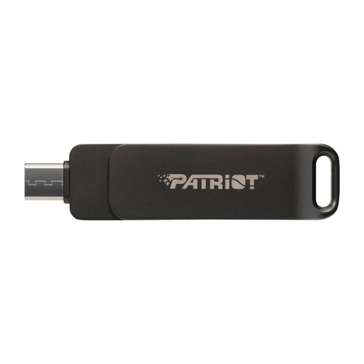 Chiavetta USB PATRIOT Rage R550 128GB 100 MB/S USB A+C Design girevole (PE128GR550DSAD) Nero