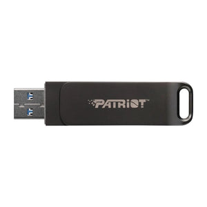 Chiavetta USB PATRIOT Rage R550 128GB 100 MB/S USB A+C Design girevole (PE128GR550DSAD) Nero