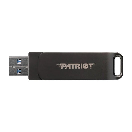 Chiavetta USB PATRIOT Rage R550 128GB 100 MB/S USB A+C Design girevole (PE128GR550DSAD) Nero