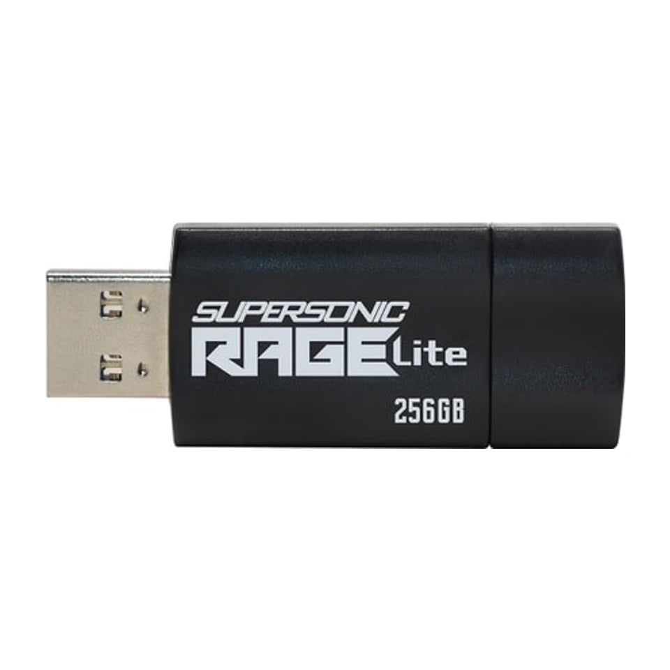 Chiavetta USB PATRIOT Rage Lite 512GB 120 MB/S USB 3.2 retrattile nera (PEF512GRLB32U)