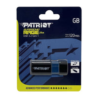 Chiavetta USB Patriot Memory Supersonic Rage Lite da 32 GB USB Tipo-A 3.2 Gen 1 (3.1 Gen 1) Nero, Blu