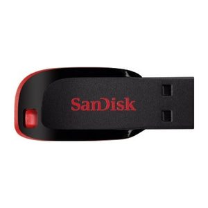 Chiavetta USB SanDisk Cruzer Blade da 64 GB USB Tipo-A 2.0 Nero, Rosso