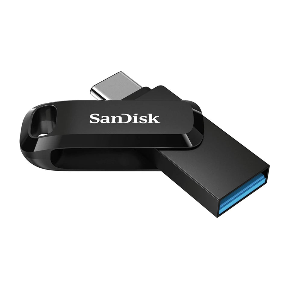 Chiavetta USB SanDisk Ultra Dual Drive Go da 64 GB USB Type-A / USB Type-C 3.2 Gen 1 (3.1 Gen 1) nera
