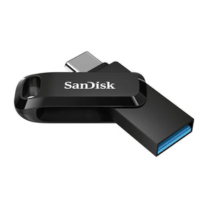 Chiavetta USB SanDisk Ultra Dual Drive Go da 64 GB USB Type-A / USB Type-C 3.2 Gen 1 (3.1 Gen 1) nera