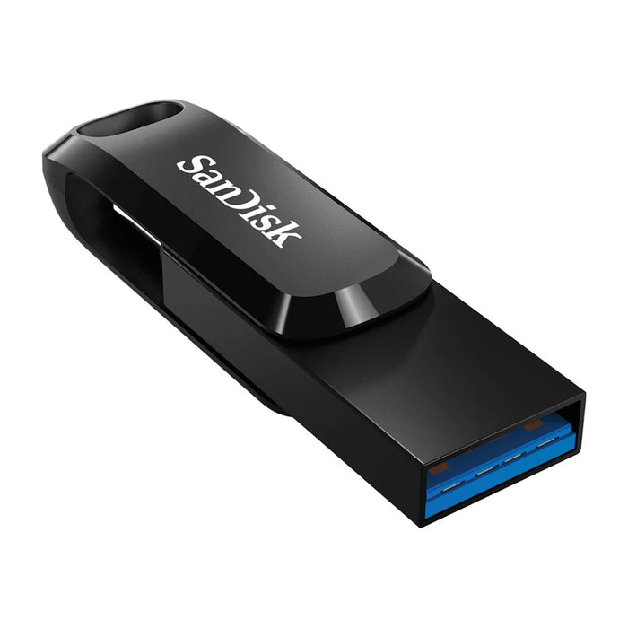 Chiavetta USB SanDisk Ultra Dual Drive da 128 GB USB Type-A / USB Type-C 3.2 Gen 1 (3.1 Gen 1) Nero, Argento