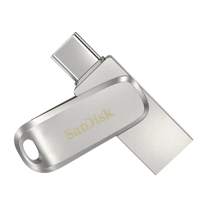 Chiavetta USB SanDisk Ultra Dual Drive Luxe da 1000 GB USB Type-A / USB Type-C 3.2 Gen 1 (3.1 Gen 1) in acciaio inossidabile