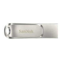 Chiavetta USB SanDisk Ultra Dual Drive Luxe da 128 GB 3.2 Gen 1 (3.1 Gen 1) in acciaio inossidabile
