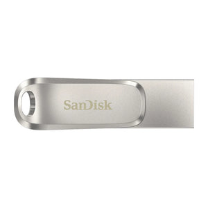 Chiavetta USB SanDisk Ultra Dual Drive Luxe da 128 GB 3.2 Gen 1 (3.1 Gen 1) in acciaio inossidabile